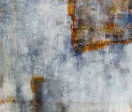 If on a Rainy Day a Traveler II, 48" x 51"