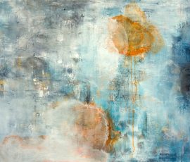 If on a Rainy Day a Traveler III, 36" x 48"
