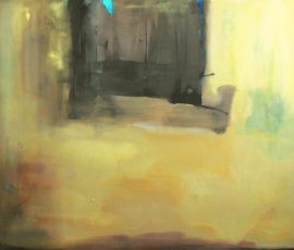 Untitled, Yellow and Plum 60" x 72"